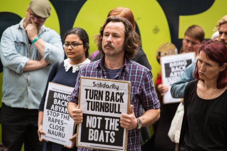 Téléchargez les photos : Sydney, Ramenez Abyan, Manifestation des réfugiés - en image libre de droit