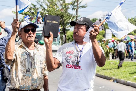 Foto de NICARAGUA - GRAN CANAL INTEROCEÁNICO - PROTESTA - Imagen libre de derechos