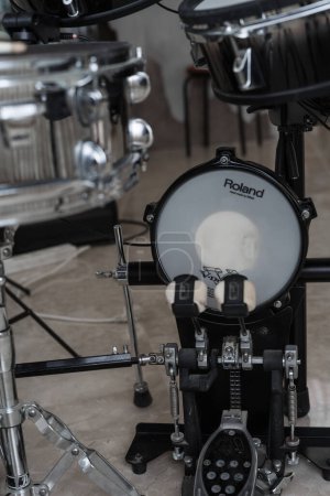 Photo for Musical instrument drums instudio - Royalty Free Image