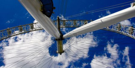 Photo for The London Eye over blue sky - Royalty Free Image