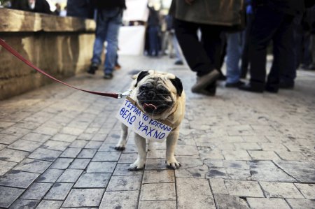 Photo for GREECE ATHENS - Strike demonstration against European Union bailout - Royalty Free Image