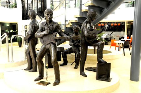 Foto de Estatuas de Beatles, Liverpool, Reino Unido - Imagen libre de derechos