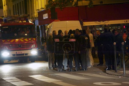 Foto de Incidente de ataque terrorista en París Francia - Imagen libre de derechos