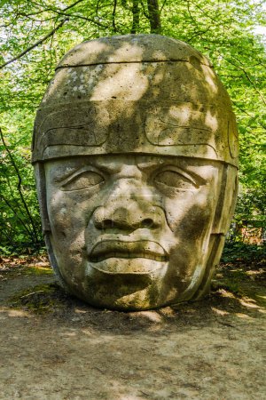 Photo for Replica of Olmec Head No 8 - Royalty Free Image
