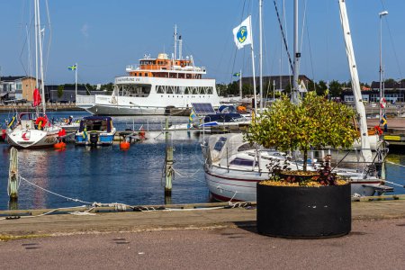 Photo for Scenes from the marina in Farjestaden - Royalty Free Image