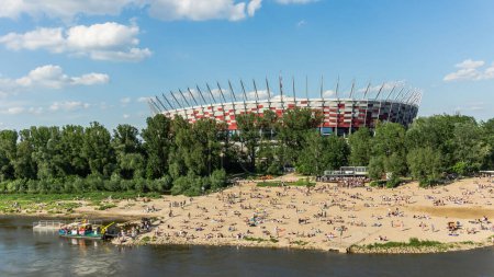Photo for Polish National Stadium in Warsaw - Royalty Free Image