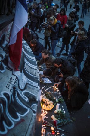 Foto de FRANCIA PARÍS - Homenaje a las víctimas de atentados terroristas - Imagen libre de derechos