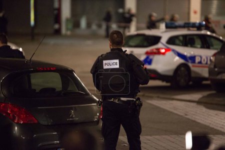 Foto de Ataques policiales en Saint Denis, Francia - Imagen libre de derechos