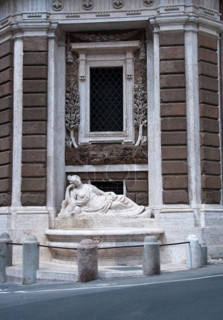 Foto de Via delle Quattro Fontane en Roma - Imagen libre de derechos