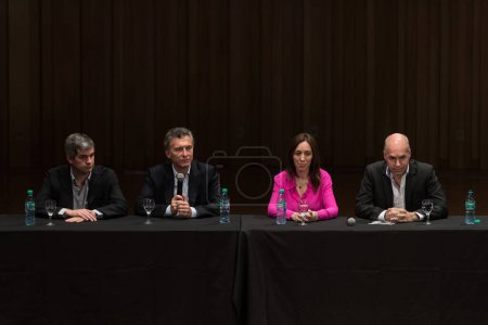 Téléchargez les photos : ARGENTINE - BUENOS AIRES - CONFERENCE PRESIDENTIELLE DE PRESSE - en image libre de droit