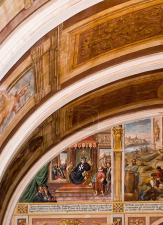 Photo for Frescoes in the Royal Palace in Madrid - Royalty Free Image