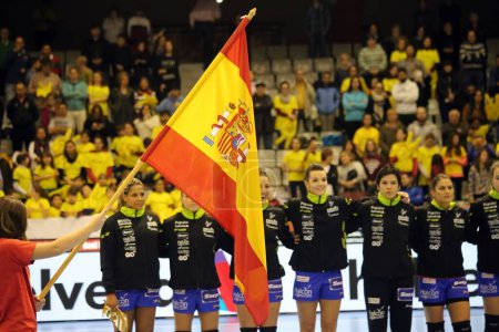 Téléchargez les photos : Tournoi international de l'Espagne. tournoi de handball - en image libre de droit