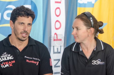 Photo for SYDNEY. EXTREME SAILING SERIES. PRESS CONFERENCE - Royalty Free Image