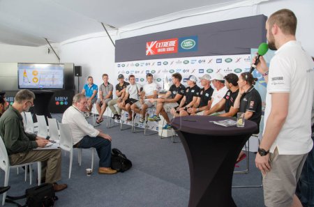 Photo for SYDNEY. EXTREME SAILING SERIES. PRESS CONFERENCE - Royalty Free Image