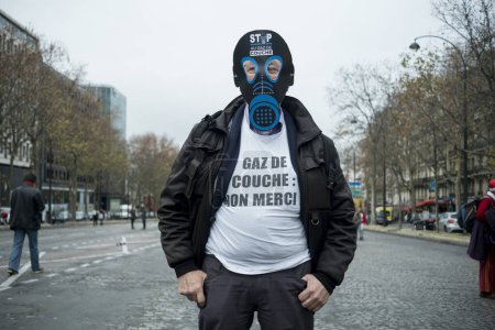Téléchargez les photos : Manifestation des participants à la COP21 à Paris France "FRANCE - PARIS - COP21 - DÉMONSTRATION " - en image libre de droit