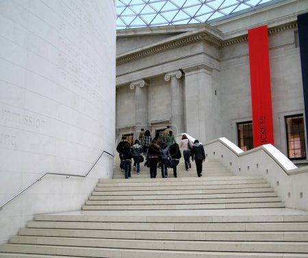 Foto de British Museum en Londres, Reino Unido - Imagen libre de derechos