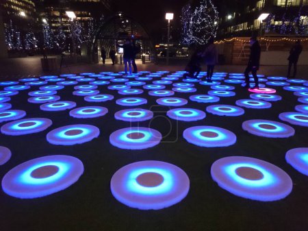 Téléchargez les photos : Angleterre, Londres, 2016 - Fête de la Lumière dans la nuit - en image libre de droit