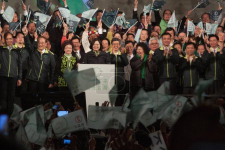 Téléchargez les photos : TAWAN. PRESIDENTIAL ELECTION. RESULTS - en image libre de droit