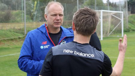 Téléchargez les photos : Dag-Eilev Akerhaugen Fagermo, entraîneur de football norvégien. Il est entraîneur-chef du club norvégien Eliteserien Valerenga - en image libre de droit
