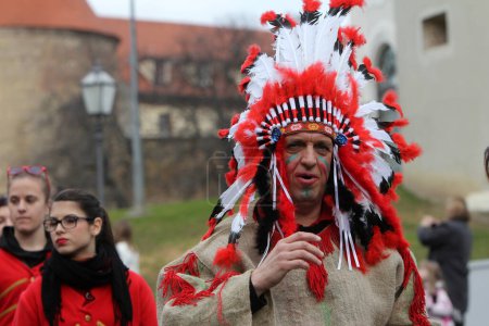 Foto de Desfile de carnaval en Zagreb - Imagen libre de derechos