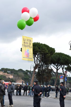 Téléchargez les photos : ROME - ITALIE - PROTEST - SME-SEX UNION - PROTEST - LGBT - en image libre de droit