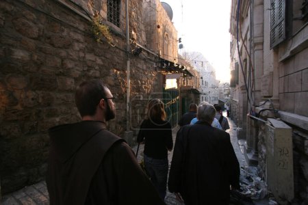 Photo for View of Via Dolorosa, Jerusalem - Royalty Free Image