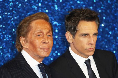 Photo for UK, London: Celebrities arrive on the blue carpet at Leicester Square in London on February 4, 2016 for a fashionable screening of Zoolander No. 2, the long-awaited sequel to Ben Stiller's trademark hit. - Royalty Free Image