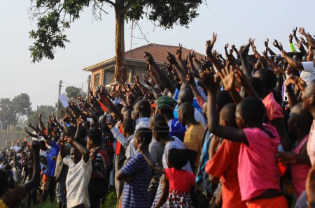 Foto de UGANDA - POLÍTICAS - BESIGYE - RALLY - Imagen libre de derechos