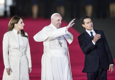 Téléchargez les photos : MEXIQUE-MEXIQUE VILLE-POPE FRANÇOIS - en image libre de droit