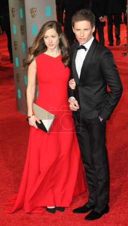 Photo for LONDON, ENGLAND - FEBRUARY 14: Hannah Bagshawe and Eddie Redmayne attends the EE British Academy Film Awards at The Royal Opera House on February 14, 2016 in London, England. - Royalty Free Image