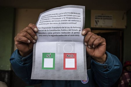 Téléchargez les photos : RÉFÉRENDUM - CONSTITUTION à BOLIVIE, Amérique latine - en image libre de droit