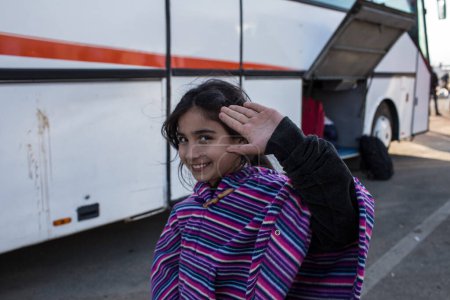 Téléchargez les photos : GRÈCE, Idomeni : Le 26 février 2016, le camp de migrants d'Idomeni à la frontière gréco-macédonienne, dans le nord de la Grèce, a atteint sa pleine capacité et davantage d'espaces sont prêts à accueillir d'autres personnes arrivant et détenues à la frontière - en image libre de droit
