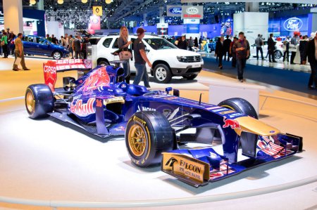 Photo for "Toro Rosso STR9 on international motor show exhibition - Royalty Free Image