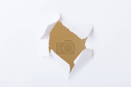 Photo for Paper hole, close up view - Royalty Free Image