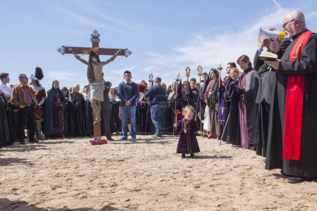 Téléchargez les photos : Personnes célébrant Pâques en Espagne, concept de religion - en image libre de droit
