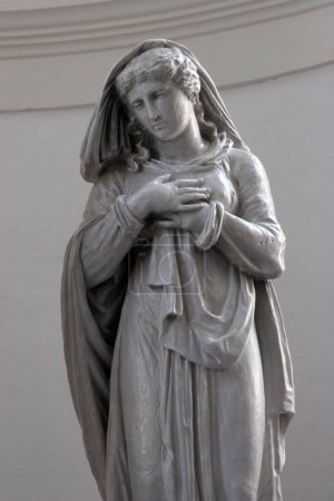Foto de Virgen María escultura de cerca - Imagen libre de derechos