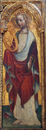 Photo for Icon of saint in church, close up view - Royalty Free Image
