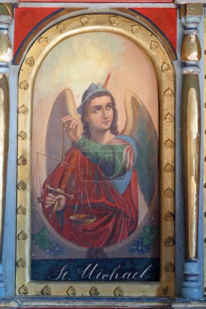 Téléchargez les photos : Icône de saint dans l'église, vue rapprochée - en image libre de droit