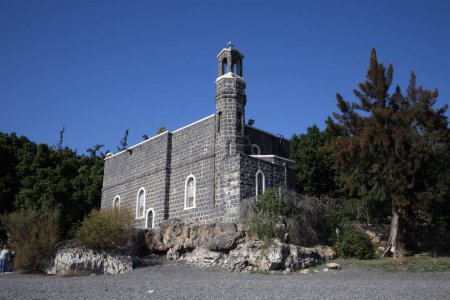 Téléchargez les photos : Église de la Primauté de Pierre, Tabgha, Israël - en image libre de droit