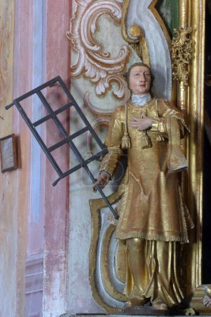 Téléchargez les photos : Statue Saint-Laurent de Rome - en image libre de droit