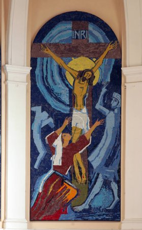 Téléchargez les photos : Jésus crucifié sur la croix - en image libre de droit