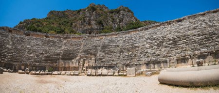 Photo for Ancient lycian Myra rock tomb - Royalty Free Image
