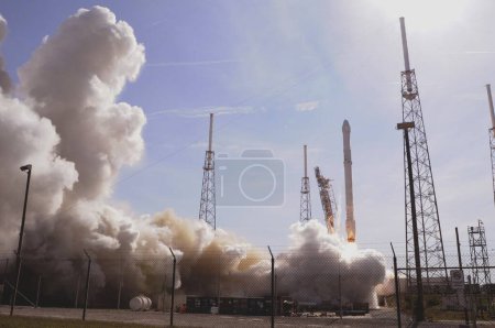 Photo for FLORIDA. CAPE CANAVERAL. SPACEX LAUNCH - Royalty Free Image