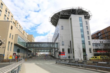 Téléchargez les photos : Hôpital St. Olav vue panoramique - en image libre de droit