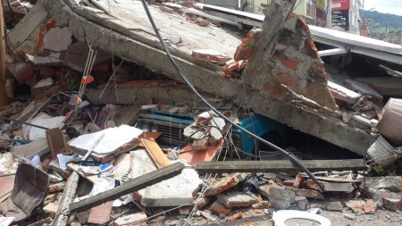 Photo for PHOTO - ECUADOR - DISASTERS - EARTHQUAKE - Royalty Free Image