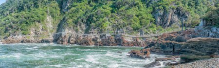 Photo for Suspension bridges at the mouth of Storms River - Royalty Free Image