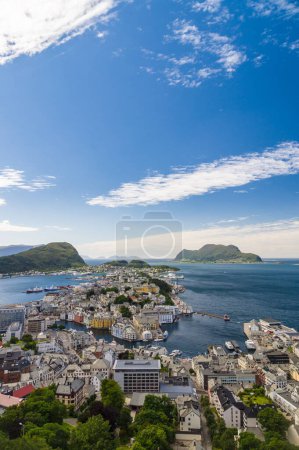Photo for Alesund town overlook view, Norway - Royalty Free Image