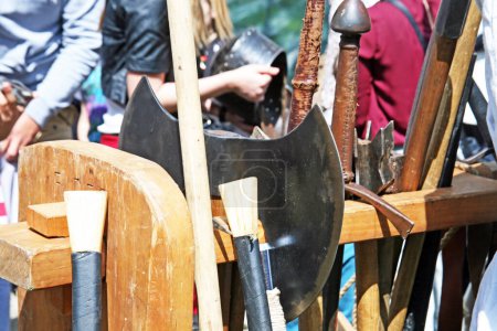 Photo for St.George's Day, fair, 27, ancient weapons, Zagreb 2016. - Royalty Free Image