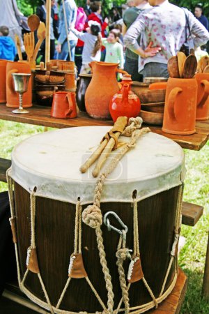 Photo for St.George's Day,fair,29,drum and jugs,Zagreb 2016. - Royalty Free Image