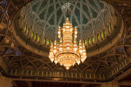 Téléchargez les photos : Mosquée Sultan Qaboos, Muscat - en image libre de droit